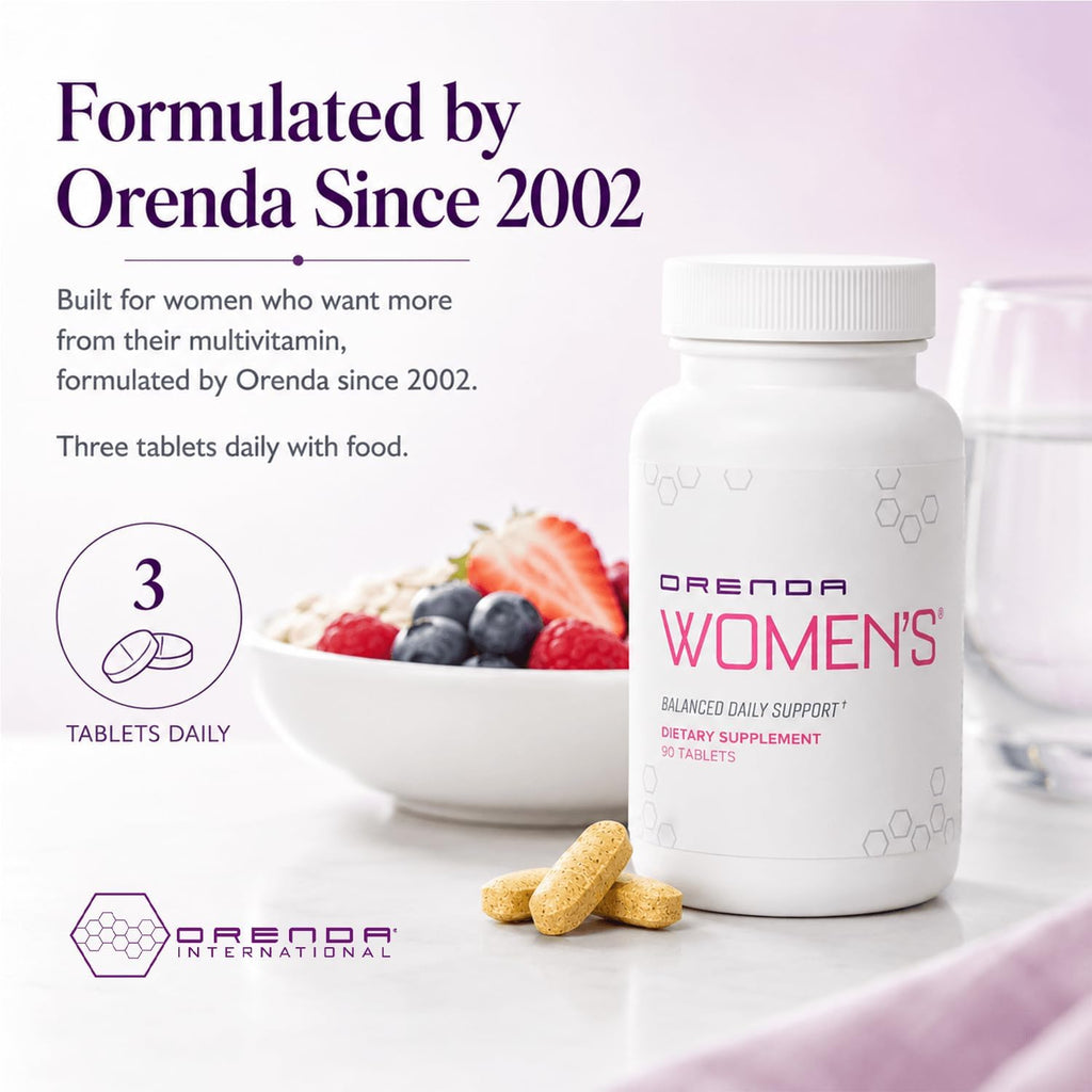 Orenda Women's® - Multivitamínico completo para mujeres 35+ - 90 comprimidos