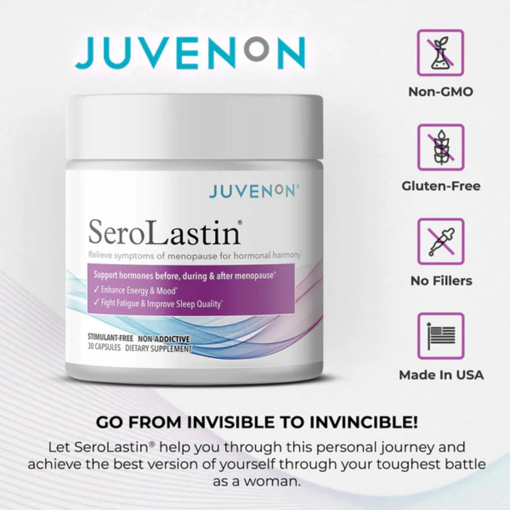 Juvenon Menopausia – Suplemento Natural para Mujeres, 30 Cápsulas