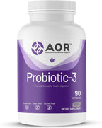AOR Probiotic 3 – 90 Cápsulas para el Equilibrio Digestivo