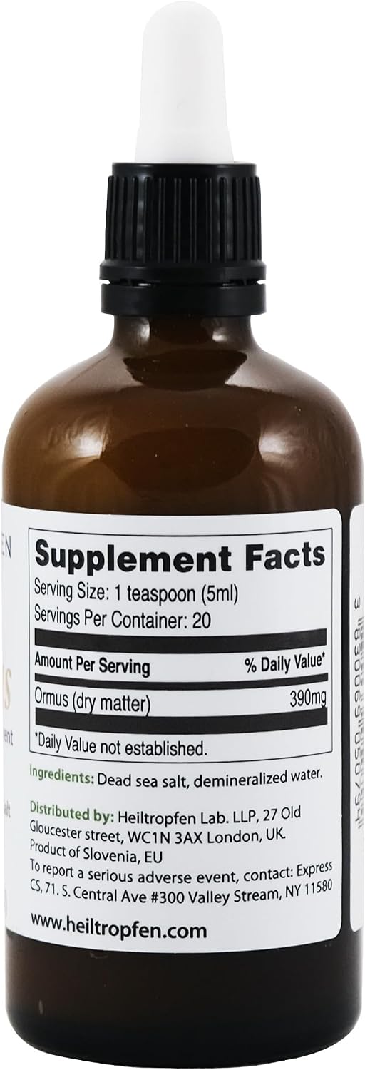 Ormus 3.4 Fl Oz - 100 ml | Concentrado Orme | Minerales Monoatómicos | Heiltropfen®