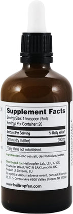 Ormus 3.4 Fl Oz - 100 ml | Concentrado Orme | Minerales Monoatómicos | Heiltropfen®