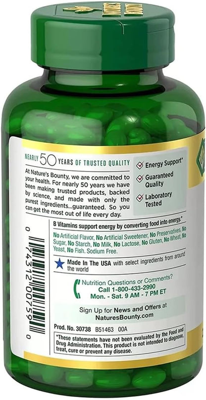 Nature's Bounty Biotina 10.000 mcg, 250 – La biotina contribuye al funcionamiento normal del sistema nervioso. – Image 2