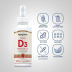 Piping Rock Vitamina D3 Líquida, 5000 UI