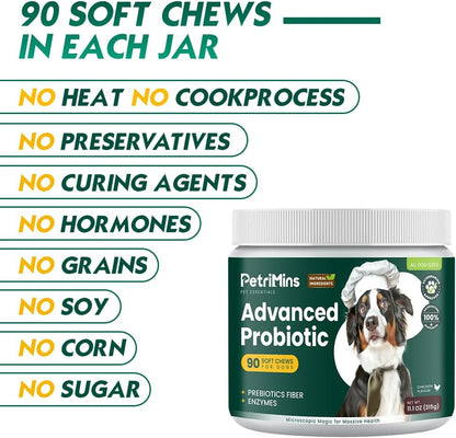 PetriMins Probiótico Avanzado para Perros - 90 Masticables Sabor Pollo – Image 4