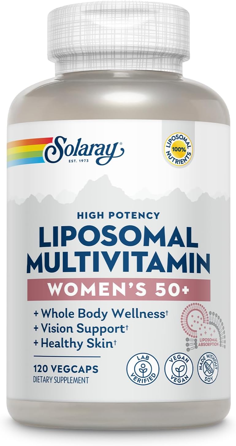 SOLARAY Multivitamínico Liposomal para Mujeres, Alta Absorción - 120 Cápsulas Vegetales