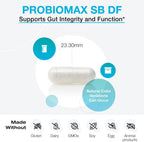 XYMOGEN ProbioMax Sb 35B - 35 Mil Millones UFC Probiótico para la Salud Digestiva - Saccharomyces Boulardii - Vegetal, No-GMO y Sin Gluten - 30 Cápsulas