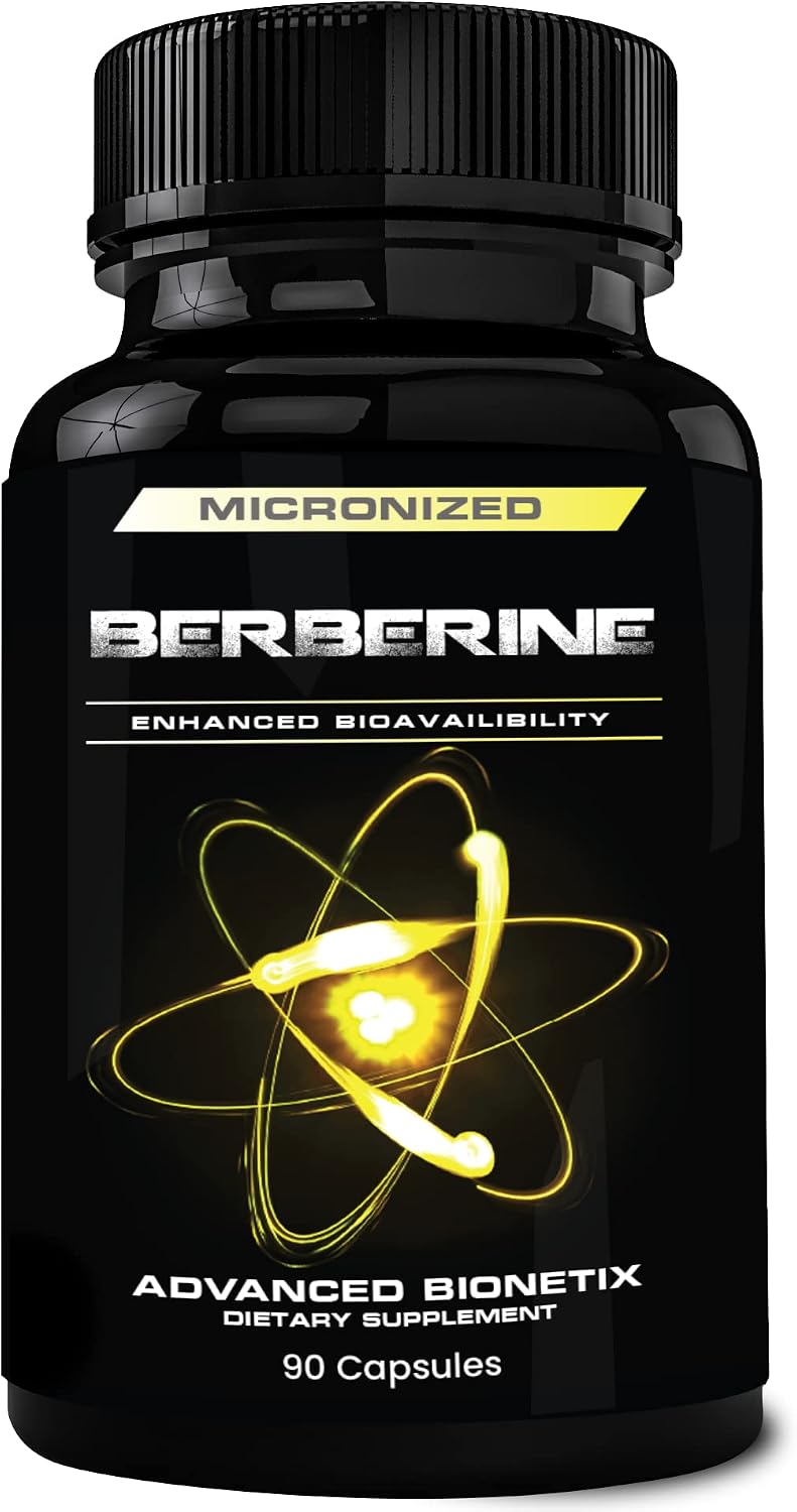 Advanced Bionetix Berberina 1500mg - 180 Cápsulas (2 Pack) - Micronizada con BerbeTal™