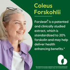 BESTVITE Coleus Forskohlii 125 mg - 20% Forskolin (120 Cápsulas Vegetales) - Con Forslean