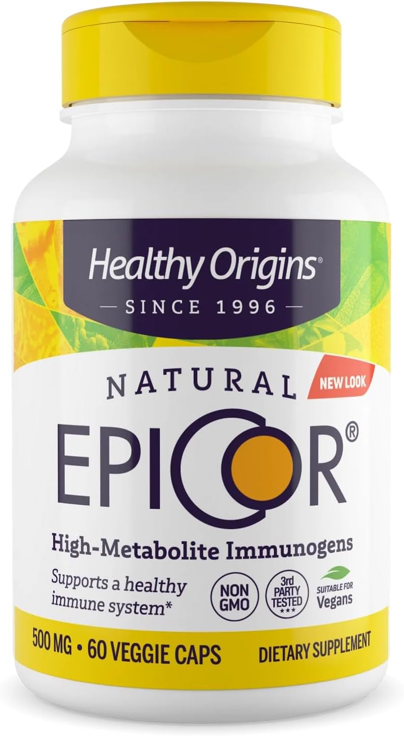 Healthy Origins EpiCor 500 mg, 60 Cápsulas Vegetales