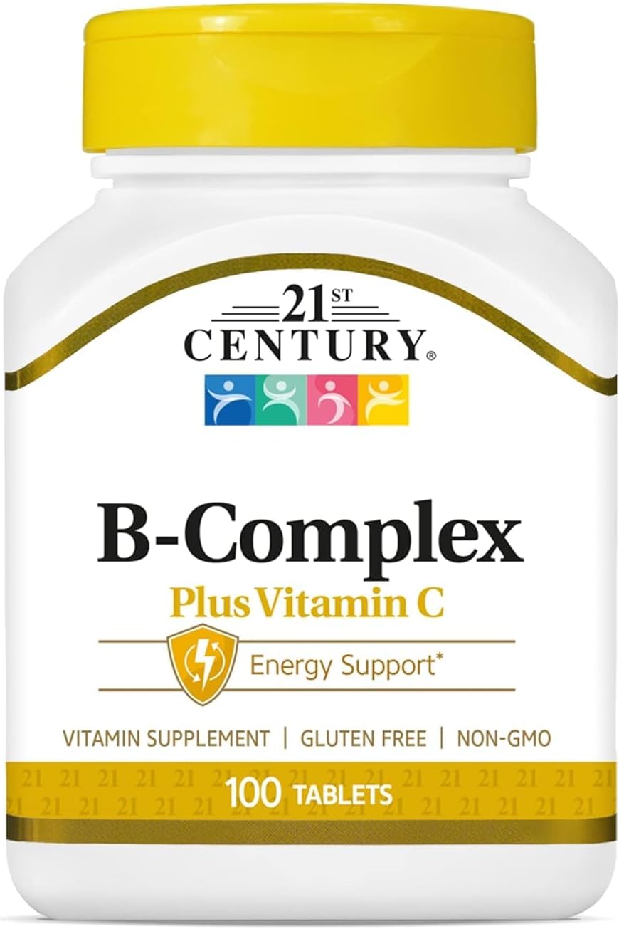 21st Century Complejo B con Vitamina C, 100 tabletas
