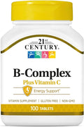 21st Century Complejo B con Vitamina C, 100 tabletas