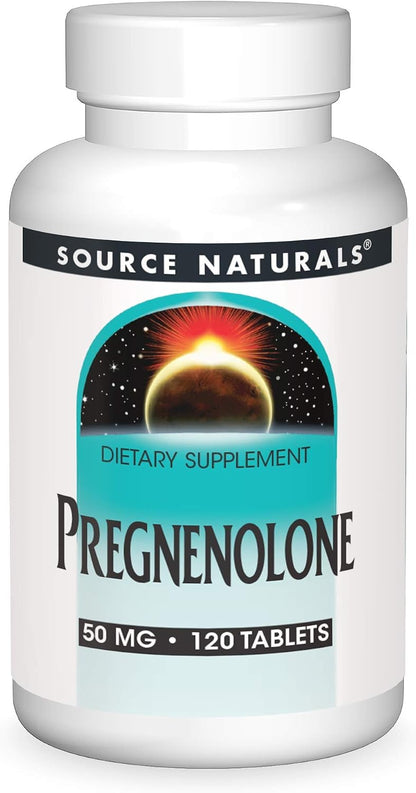 Source Naturals Pregnenolona 50mg - 120 Comprimidos – Image 1