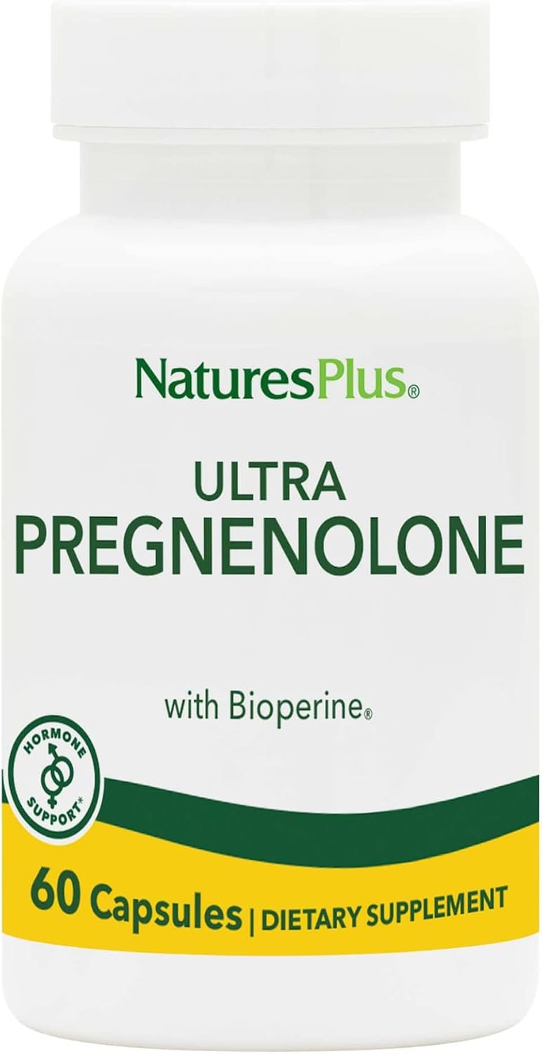 Nature's Plus Ultra Pregnenolona - 60 Cápsulas - Bienestar General y Apoyo Hormonal