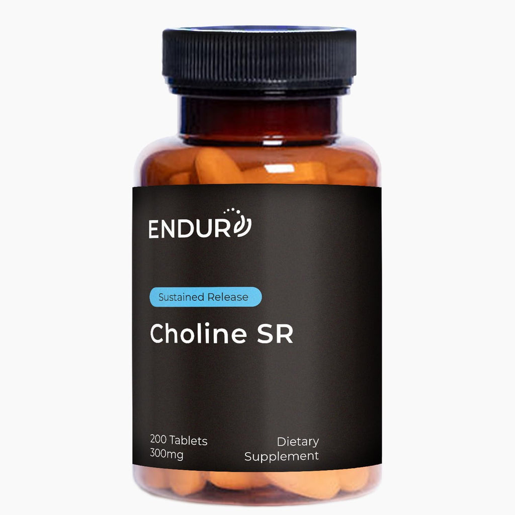 ENDUR Choline L(+) Bitartrate 300 mg Sustained Release - 200 Tablets