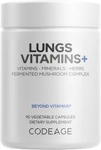 Codeage Lung Vitamins - Complejo de Vitaminas y Minerales con Hongos y Hierbas, 90 Cápsulas