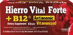 HIERRO VITAL Forte + B12 Antianémico, 21 comprimidos