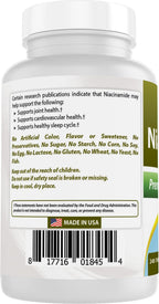 Best Naturals Niacinamide 500 mg 240 Comprimidos (Apto para Vegetarianos) - Forma No Flush de Niacina (Vitamina B3)