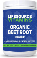 LifeSource Vitamins Polvo de Remolacha Orgánico - 284 g (10 oz)