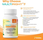 MultiRight Multivitamínico Bajo en Ácido – pH Equilibrado, 90 Comprimidos