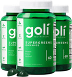 Goli SuperGreen Vitamin Gummy - 60 Gomitas de Vitaminas y Minerales Esenciales