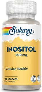 SOLARAY Inositol 500 mg - 100 Cápsulas Veganas