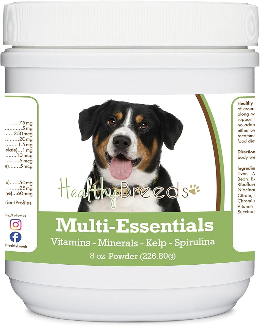 Healthy Breeds Multi-Essentials Polvo Multivitamínico para Perros - 226 g