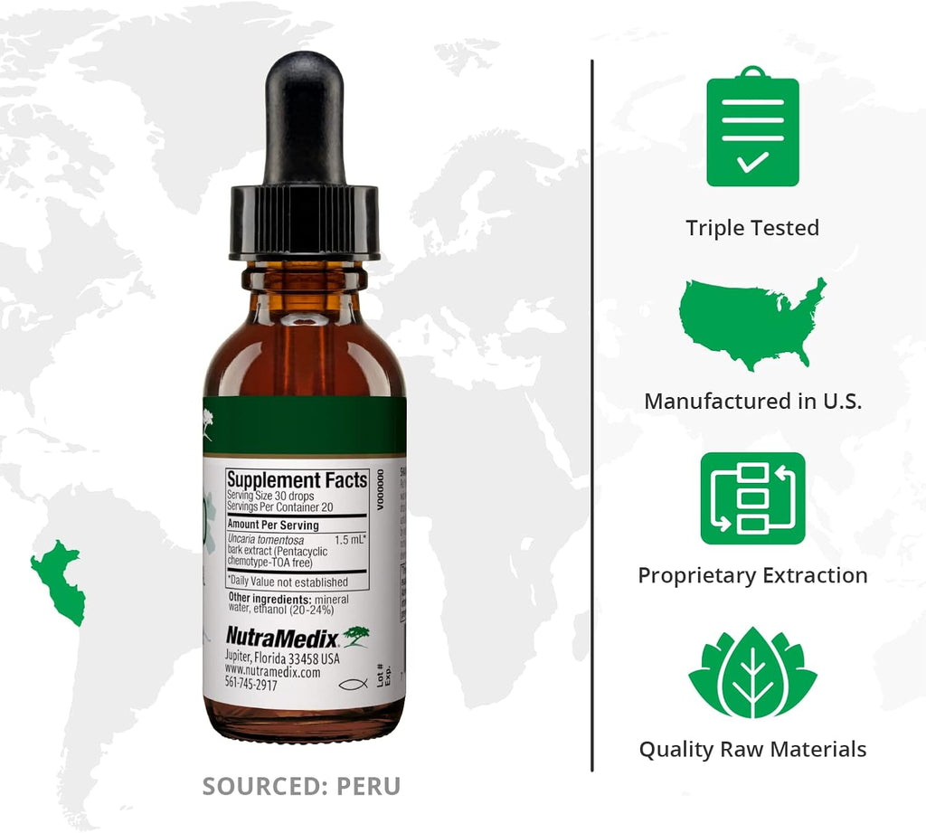 NutraMedix Samento Cat's Claw Tincture 30 ml