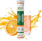 Pure Nutrition Vitamina C y Zinc, 40 Comprimidos Efervescentes (20 x 2), Sabor Naranja, 1000mg Extracto de Amla, Apoya la Piel, Inmunidad y Bienestar Diario para Hombres y Mujeres