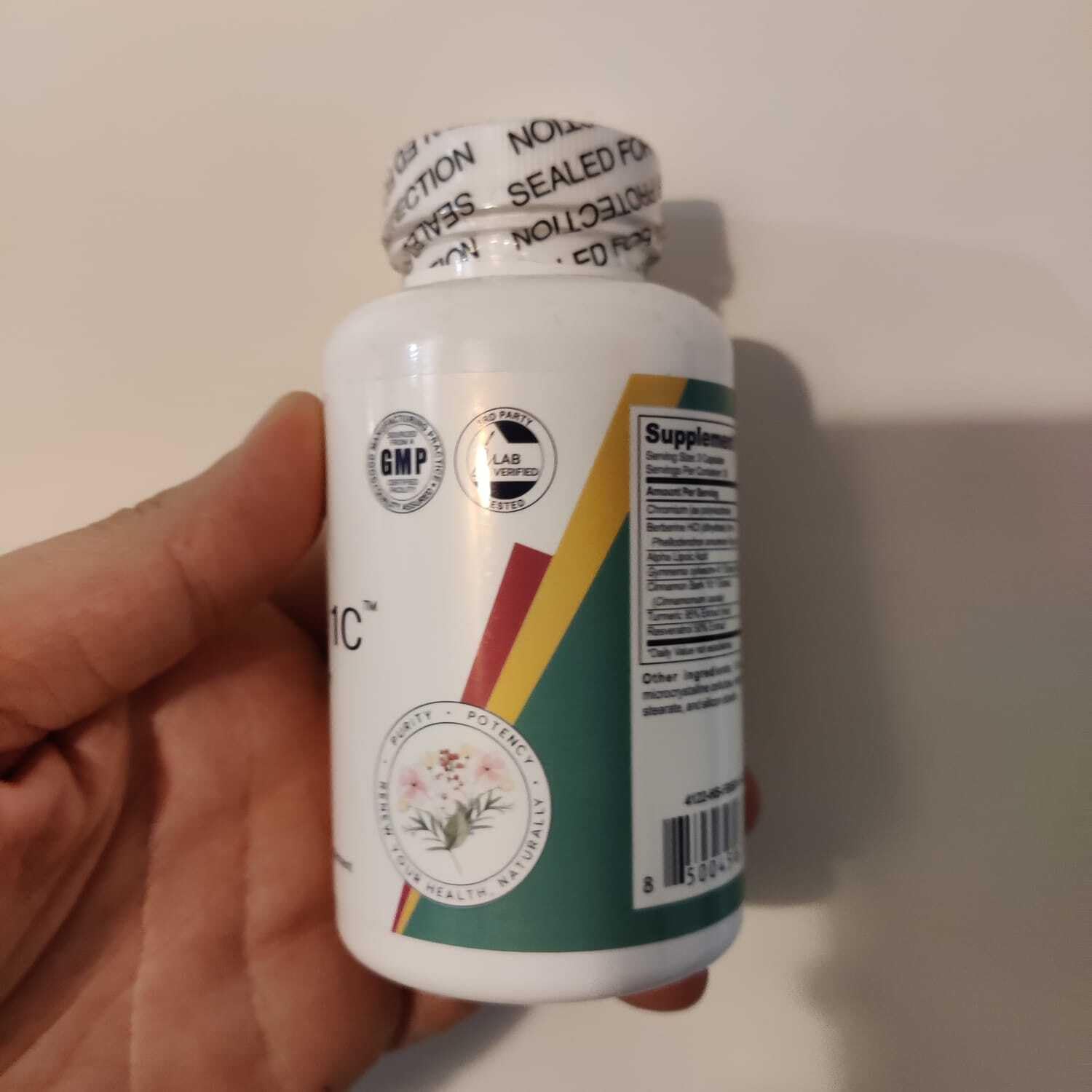 FitCose 1C – Suplemento con Berberina, Cromo y Canela