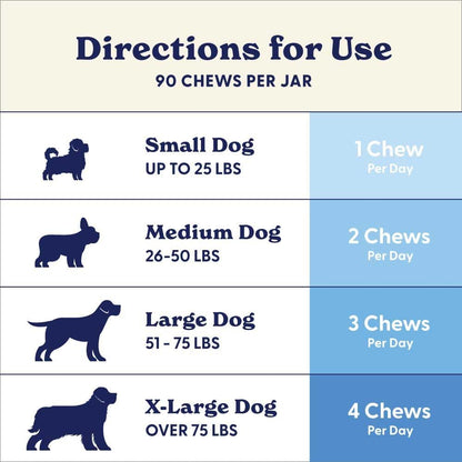 Origin Labs Complemento de Apoyo a las Alergias y el Sistema Inmunitario para Perros, Omega 3, Polen de Abeja, Calostro, Probióticos y Prebióticos, Sabor a Pavo, 90 Masticables Blandos
