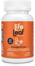 Life Leaf Remedies Immune Armor: Complemento Inmunitario con Vitamina C, D3, Zinc y Quercetina