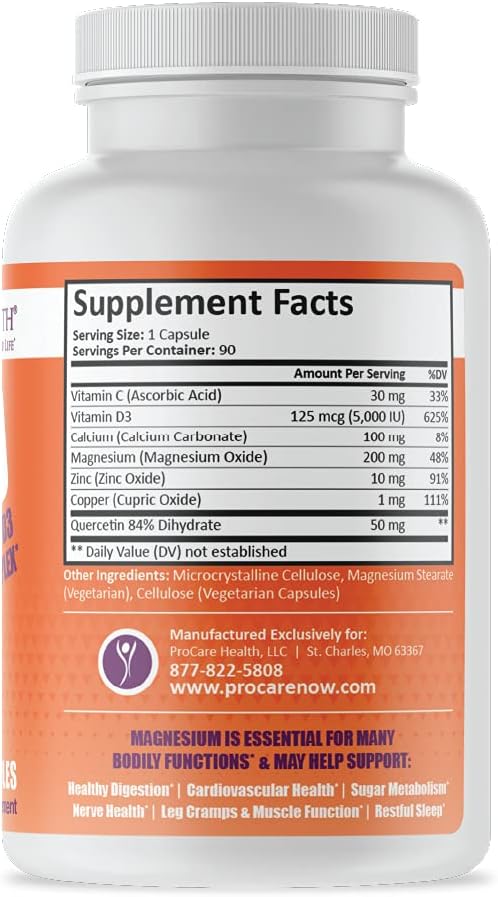 ProCare Health Mag-D Complejo Inmunidad 90 Cápsulas