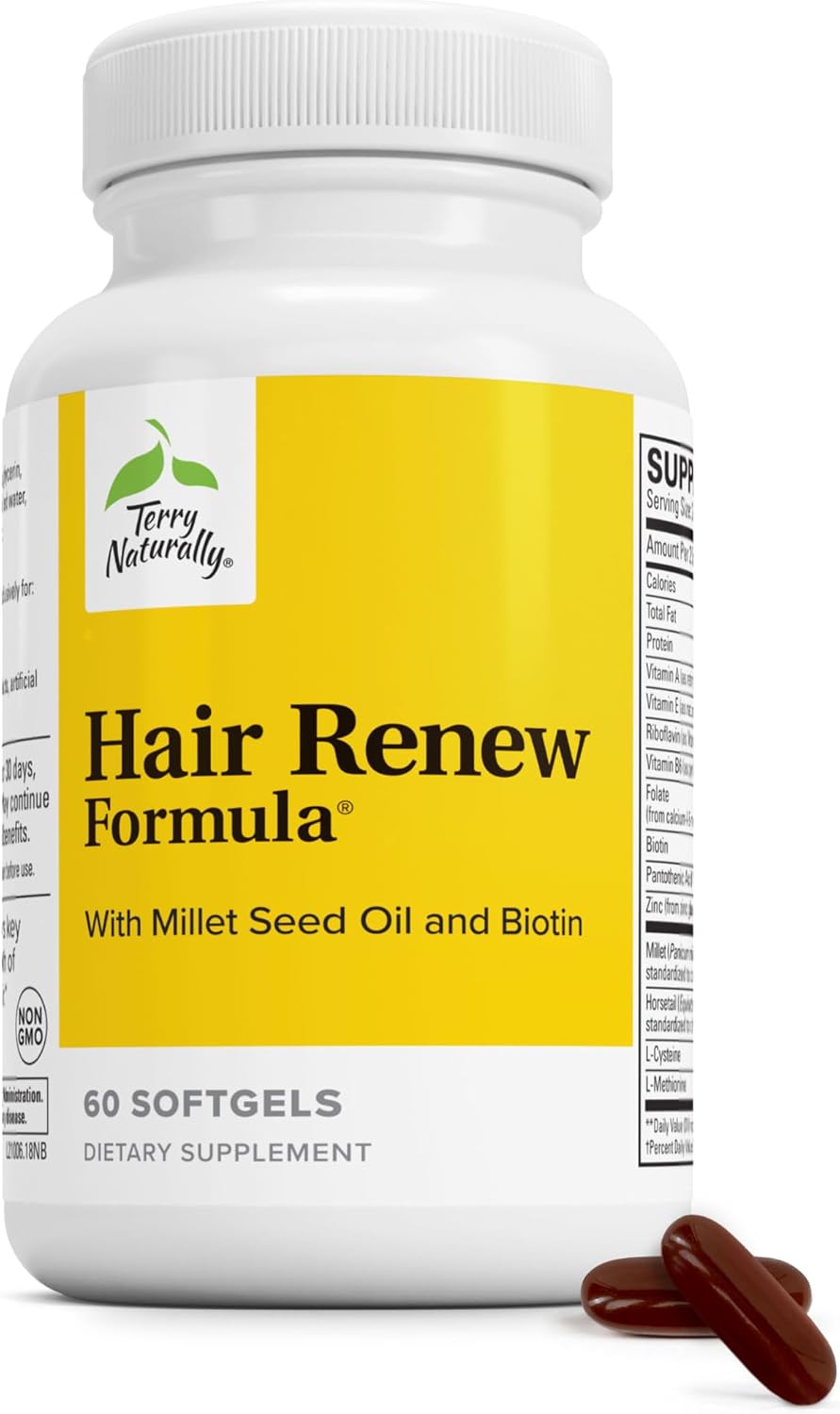 Terry Naturally Hair Renew Formula – 60 Softgels