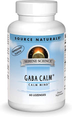 Source Naturals GABA Calm Pastillas de Disolución Rápida Sabor Menta - 60 Unidades