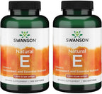 Swanson Vitamin E - Natural Vitamin Supplement Promoting Cardiovascular Health - Natural Formula Delivering Essential D-Alpha Tocopherols - (100 Softgels, 1000 IU Each)