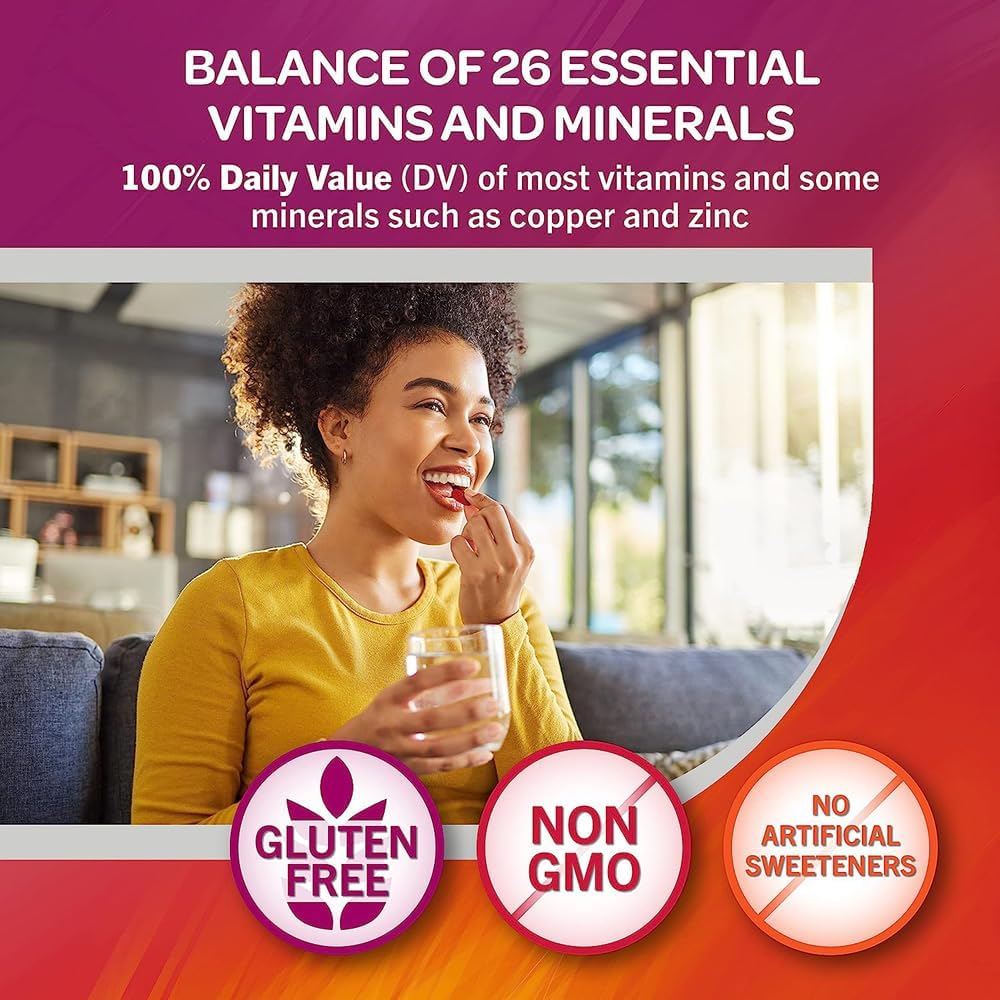 Geritol Multivitamin - Nutritional Support with 26 Essential Vitamins and Minerals, 40 Tablets (2-Pack)