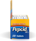 Pepcid Maximum Strength 20 mg, 50 comprimidos