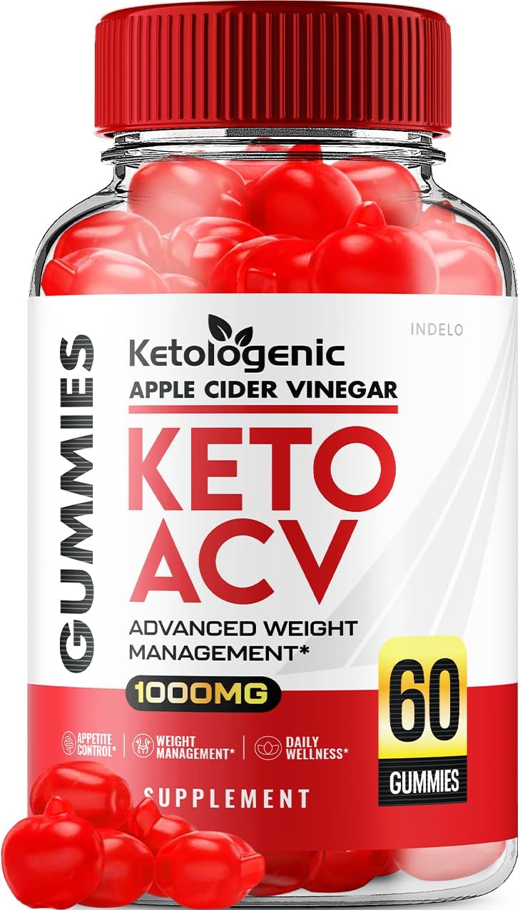 Ketologenic Keto ACV Gummies - Gominolas Keto con Vinagre de Manzana, Vitamina B12 y B6 (60 Gominolas)