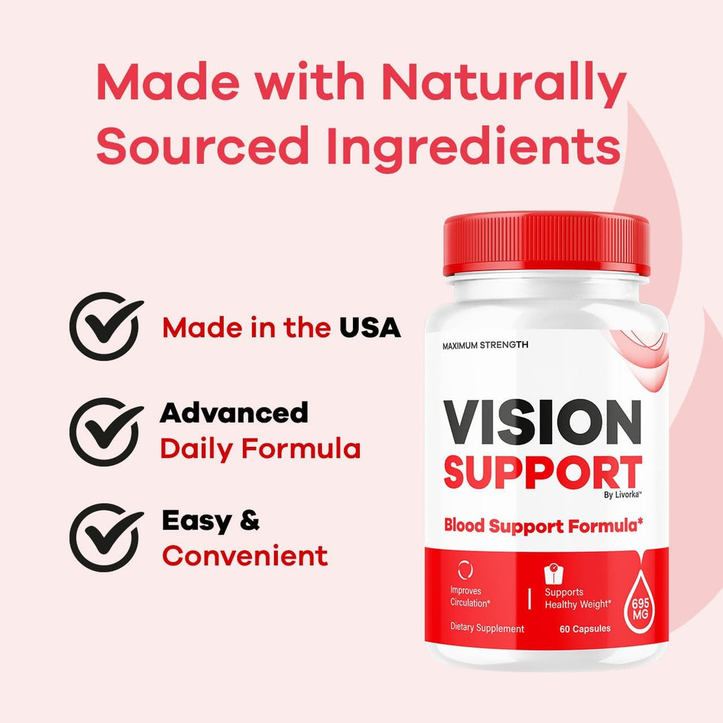 Vision Support - Suplemento para la Visión, Cápsulas Naturales, 60 unidades