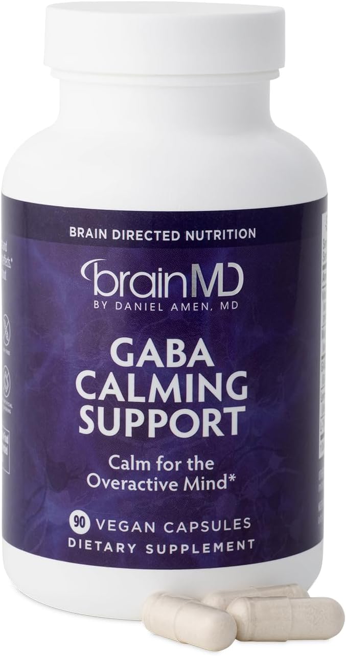 GABA apoyo calmante de BrainMD - 90 cápsulas