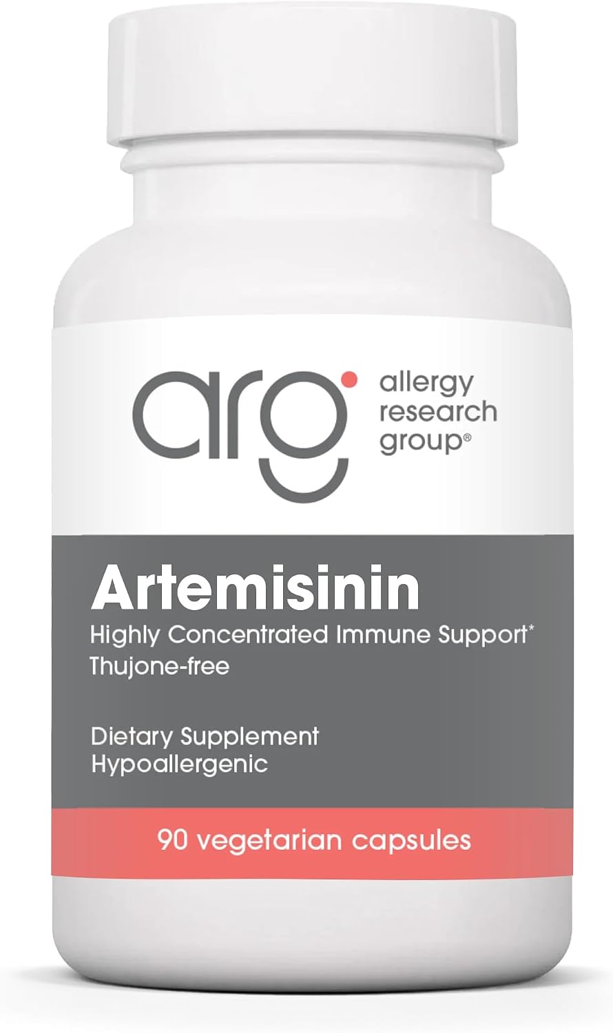 ARG Artemisinina - 200 mg de Extracto Concentrado de Ajenjo Dulce por Dosis - Suplemento Dietético Hipoalergénico y Vegetariano - 90 Cápsulas