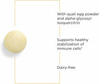 Integrative Therapeutics AllQlear - Suplemento Alimenticio con Huevo de Codorniz - Sin Lácteos - Sabor a Bayas, 60 Comprimidos Masticables (30 Dosis)