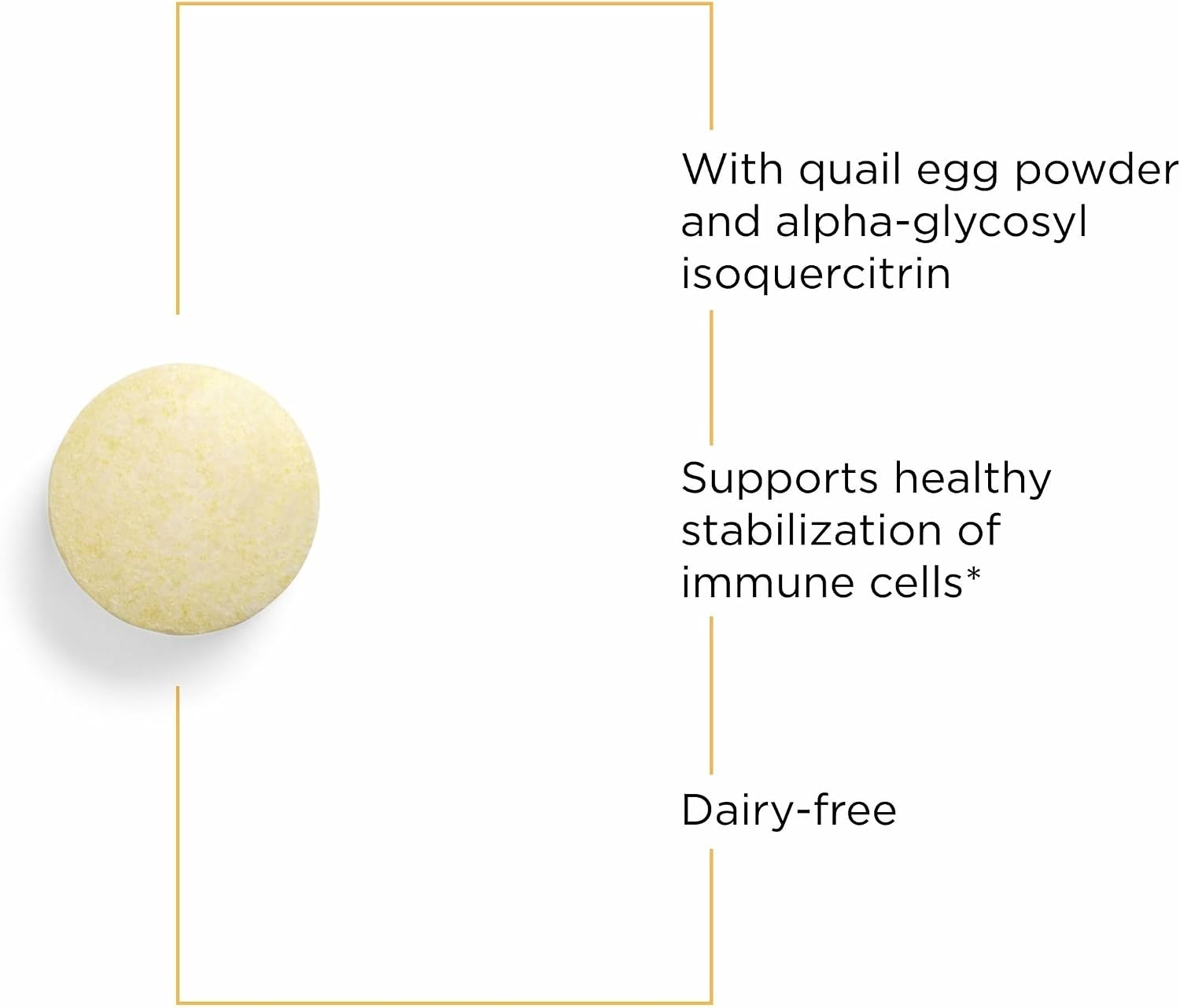 Integrative Therapeutics AllQlear - Suplemento Alimenticio con Huevo de Codorniz - Sin Lácteos - Sabor a Bayas, 60 Comprimidos Masticables (30 Dosis)