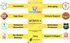 Active C - 30 Sobres Individuales - 4500 mg de Vitamina C en Polvo