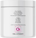 Codeage Liposomal Ovarian Inositol Powder - Myo-Inositol & D-Chiro-Inositol 40:1, Folato 5-MTHF, CoQ10, Granada y Arándano - 60 Servicios - Sabor a Bayas