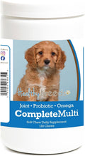 Healthy Breeds Cavapoo Multivitamínico Todo en Uno Snack Blando (120 unidades)