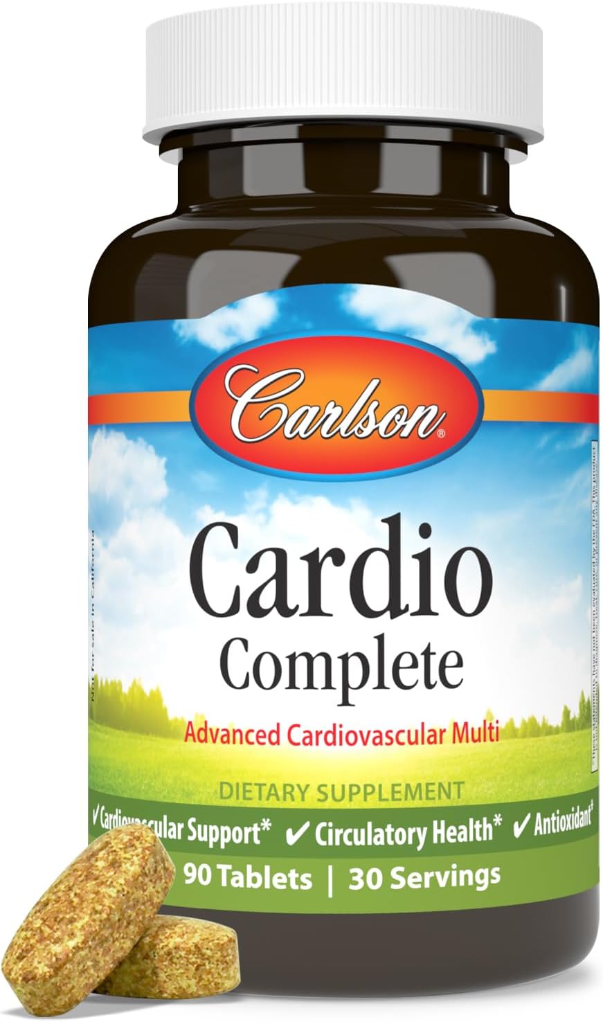 Carlson Cardio Complete Multivitamínico Avanzado - 90 Comprimidos