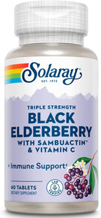 Solaray Triple Strength Sambuactin 1200 mg, 60 Cápsulas