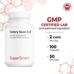 Supersmart Celery3nb Celery Seed Extract 150mg, 100 Veggie Capsules