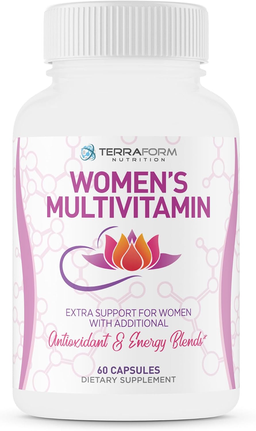 Multivitamínico para Mujeres – Apoyo Diario para la Salud Ósea y Mamaria – Más de 40 Ingredientes Activos – 1 Mes